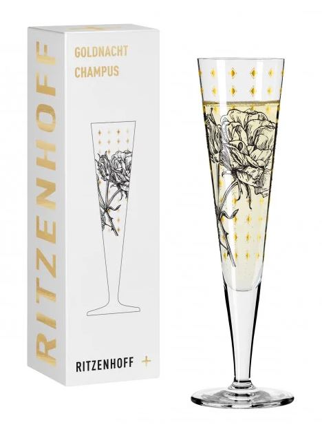 Champagnerglas Goldnacht no.30<br>