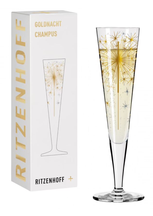 Champagnerglas Goldnacht no.5<br>