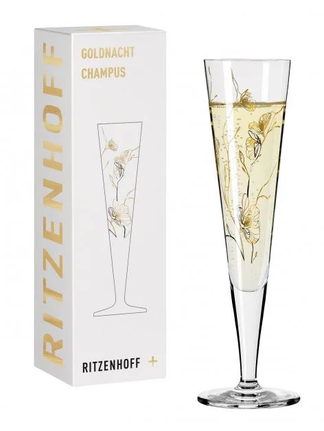 Champagnerglas Goldnacht no.7<br>