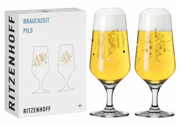 Pilsglas Brauchzeit 2er-Set no.1&2<br>