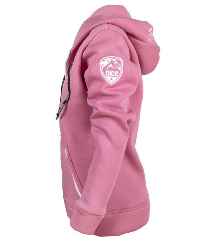 NICE Fleece Zip Wild Rose<br>