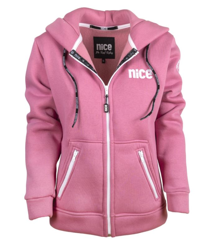 NICE Fleece Zip Wild Rose<br>