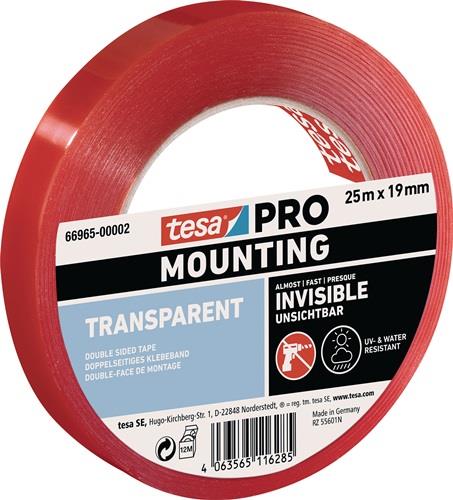 Mounting PRO Transparent 25m:19mm<br>