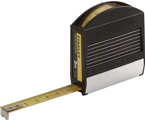 Rollmeter Panoramic 3m mit Sichtfenster<br>