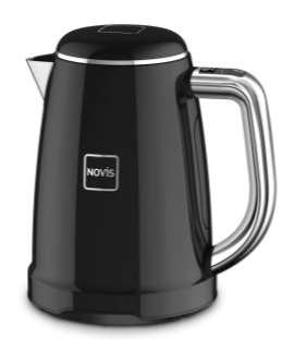 Novis Wasserkocher 1.6l schwarz<br> Farbe: schwarz