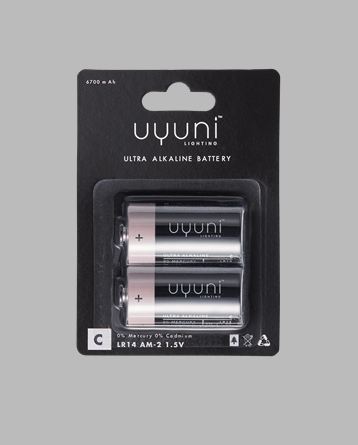 Batterie C 1,5V, 2er-Pack<br>