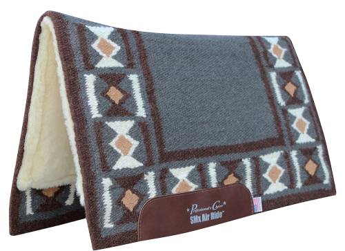 Hourglass Pad Charcoal/Chocolate 33"<br>