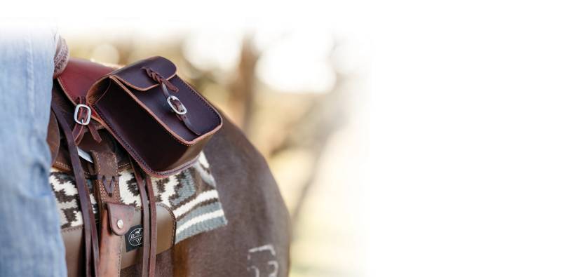 Leder Satteltasche<br>