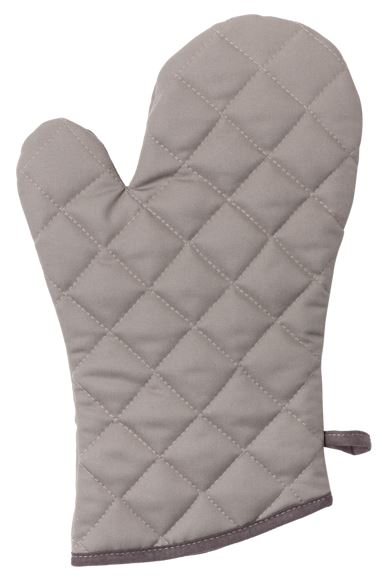 Topfhandschuh uni gesteppt, taupe<br> Farbe: taupe