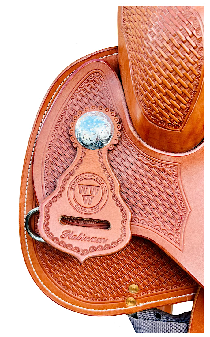 Westernsattel Triple "W"  <br>