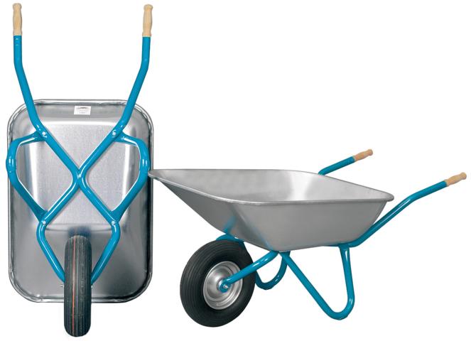 Karette 85 Liter mit verzinkter Wanne unmontiert<br>