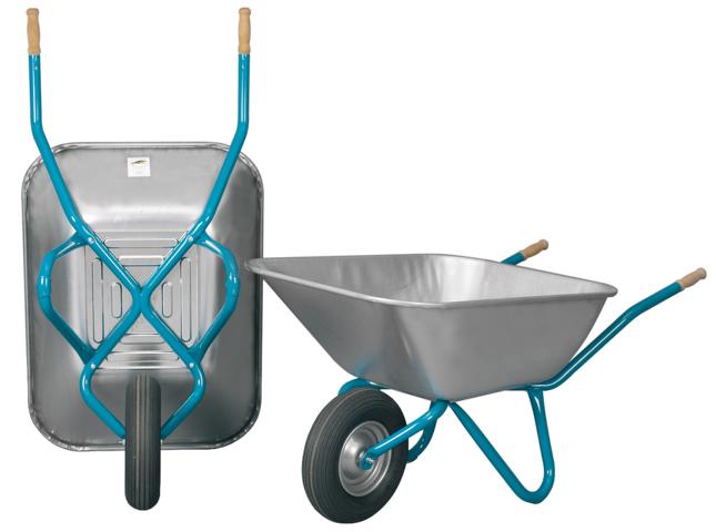Karette 140 Liter mit verzinkter Wanne unmontiert<br>