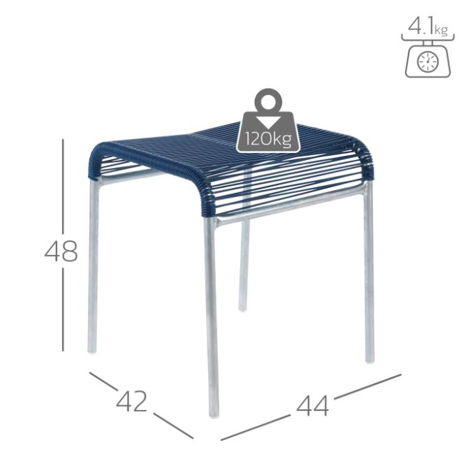 Sitzhocker Säntis 1er Spaghetti <br>