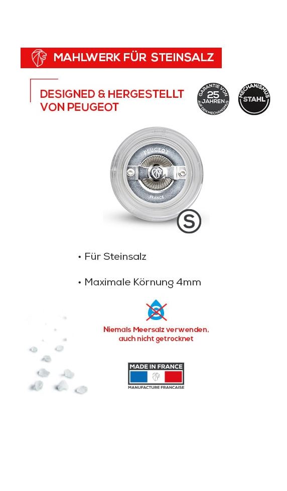 Salzmühle Nancy Acryl Peugeot<br>