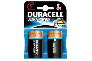 Duracell Ultra Power 1.5V 2/MX1400 LR14 C<br>