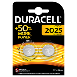 Duracell Electronics 2x 3.1V DL2025 CR2025<br>