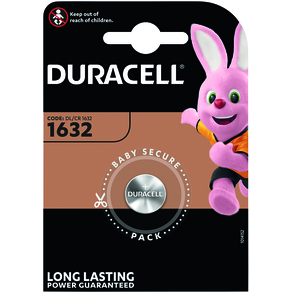 Duracell Electronics 3V CR1632 Li B1<br>