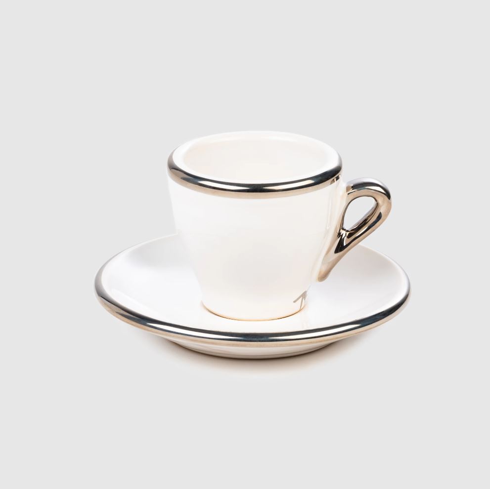 Espresso Platin weiss<br>