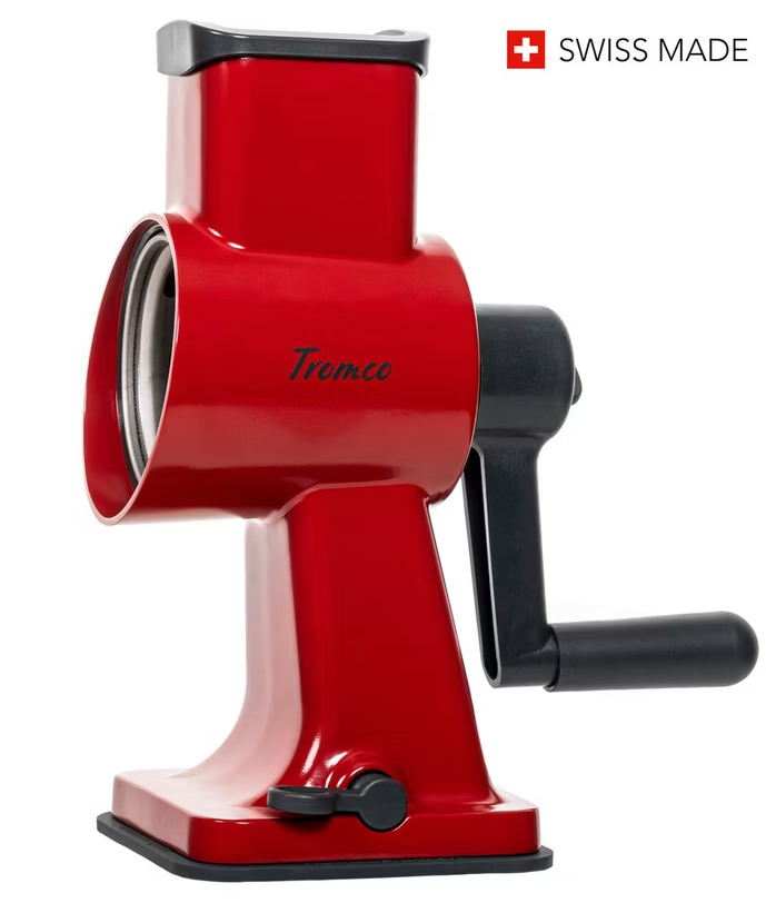 Trommelraffel Tromco Alu<br> Farbe: dunkelrot