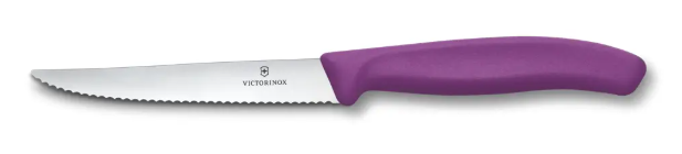 Steak & Pizzamesser SwissClassic<br> Farbe: violett