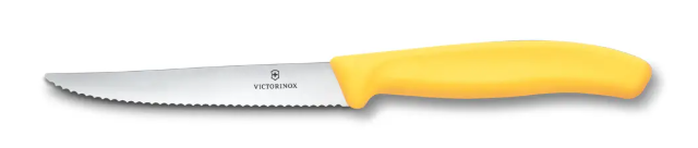 Steak & Pizzamesser SwissClassic<br> Farbe: gelb