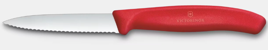 Gemüsemesser Swiss Classic rot, 8cm<br> Farbe: rot