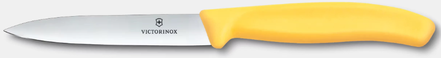Gemüsemesser Swiss Classic gelb, 10 cm<br> Farbe: gelb