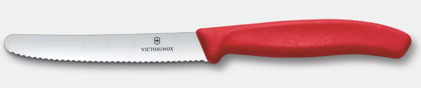 Tomaten & Tafelmesser Swiss Classic rot, 11 cm<br> Farbe: rot