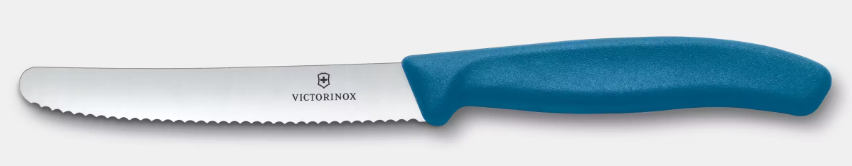 Tomaten & Tafelmesser Swiss Classic blau, 11 cm<br> Farbe: blau