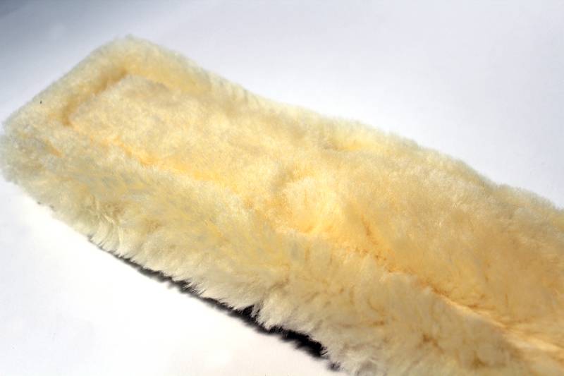 Western Sattelgurt Lammfell<br>