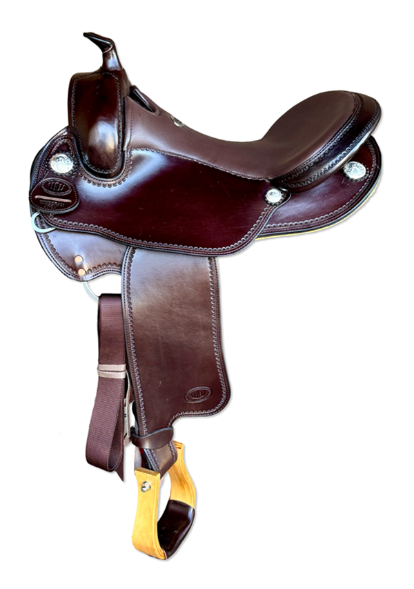 Westernsattel "West Wood" Roundskirt<br>