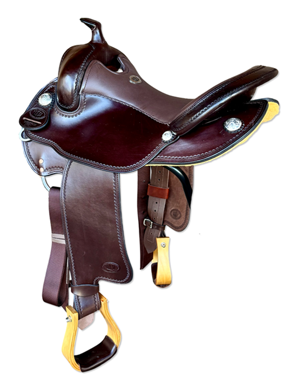 Westernsattel "West Wood" Roundskirt<br>