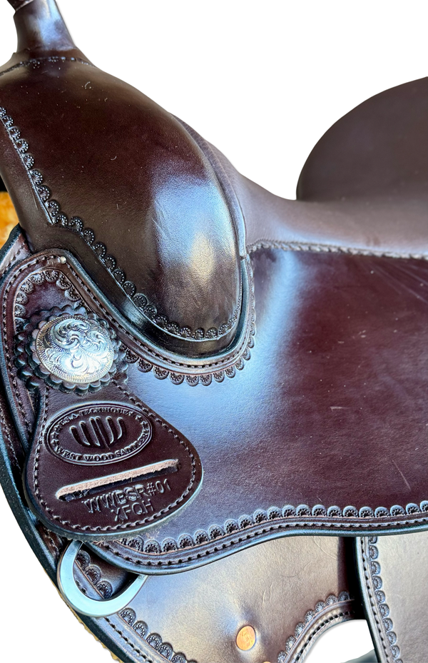 Westernsattel "West Wood" Roundskirt<br>