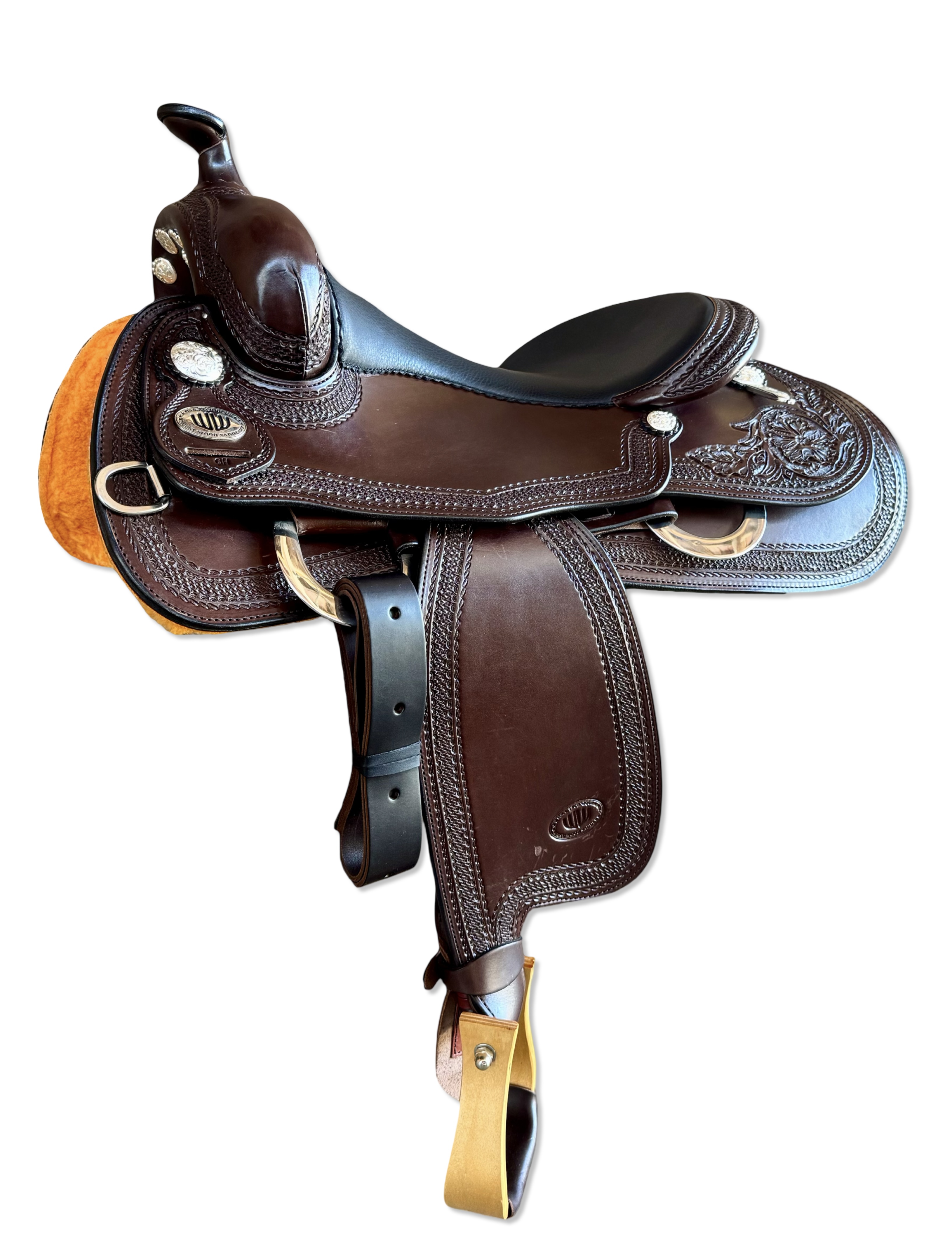 Westernsattel "West Wood" Butterfly<br>