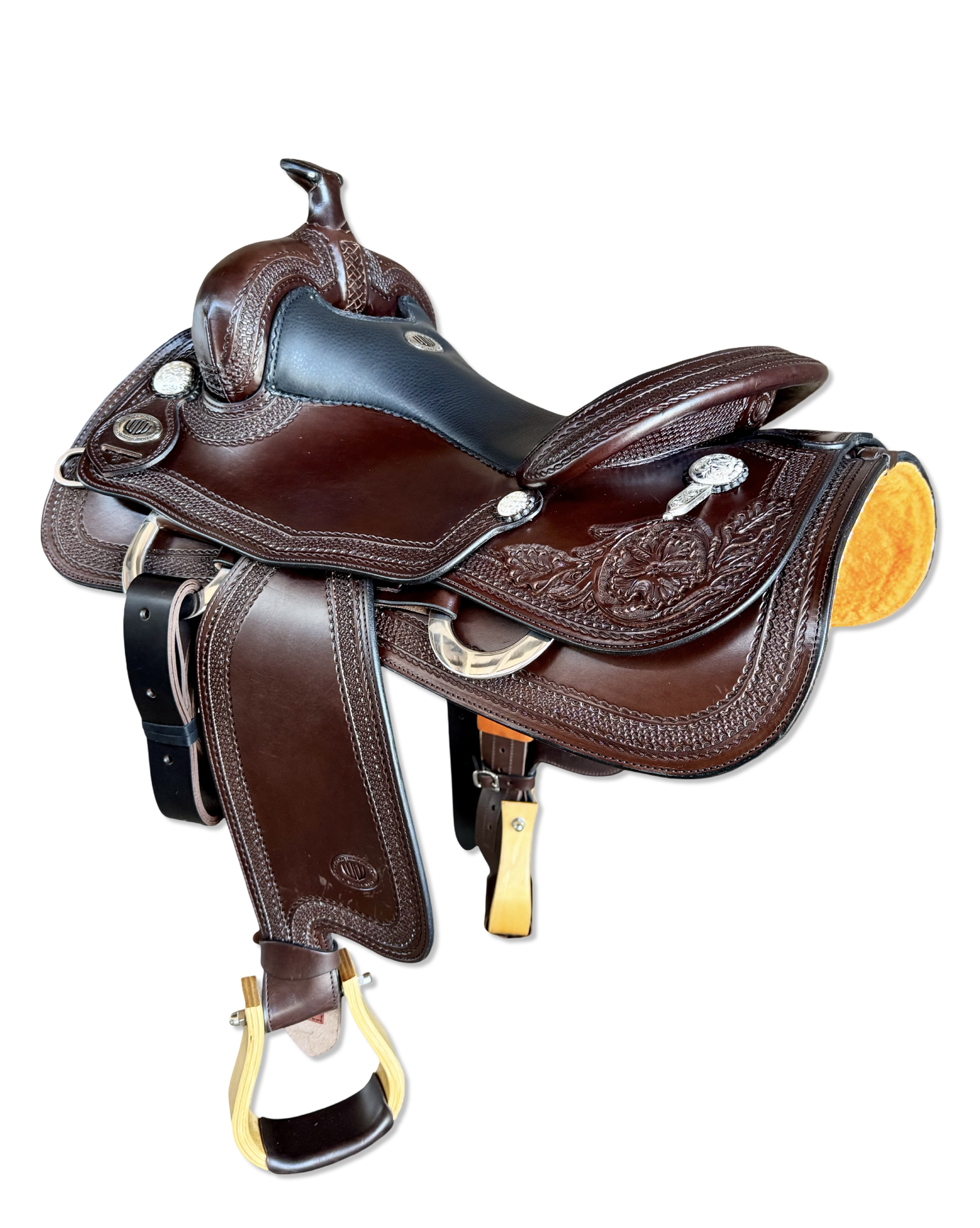 Westernsattel "West Wood" Butterfly<br>