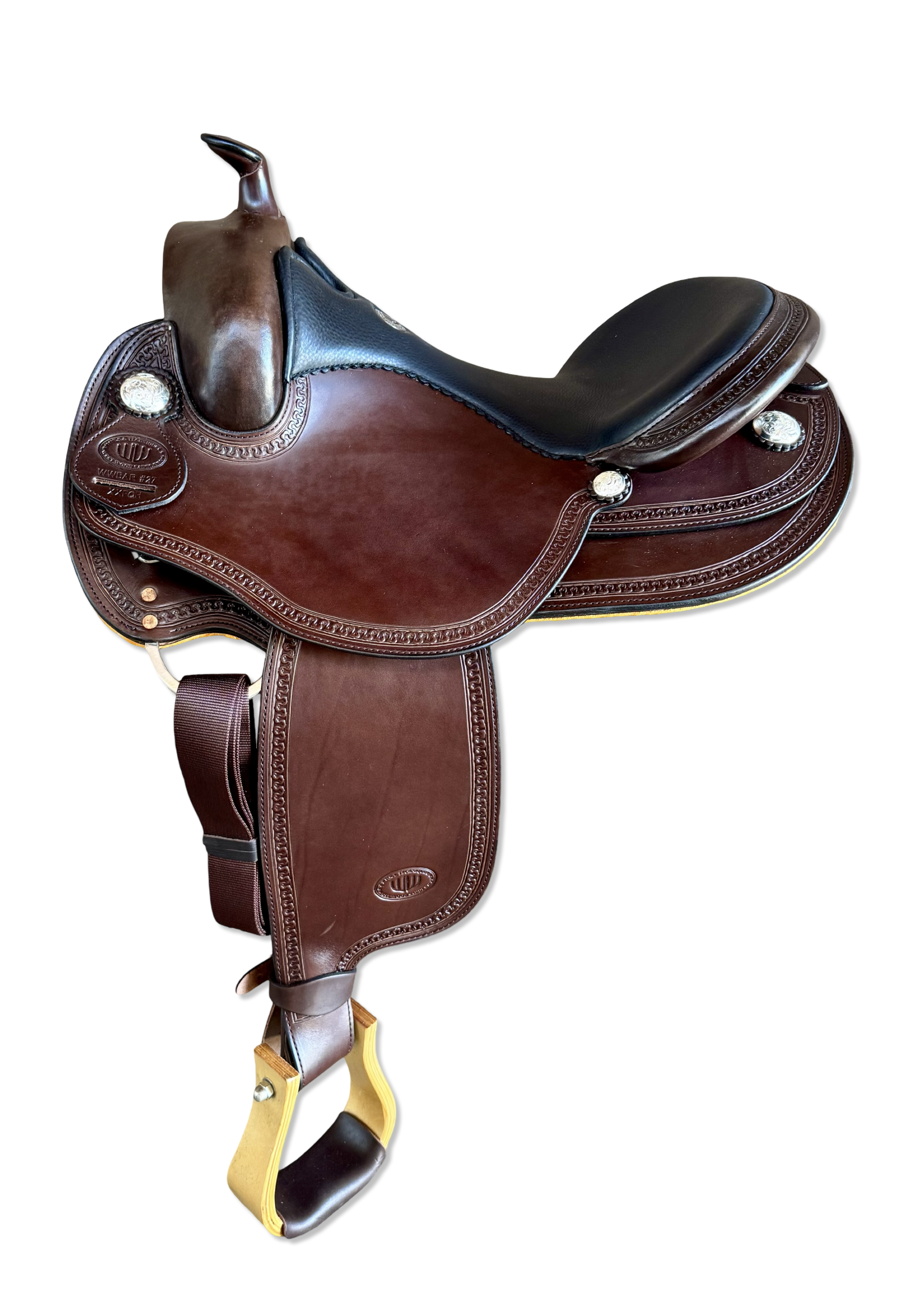 Westernsattel "West Wood" Roundskirt<br>