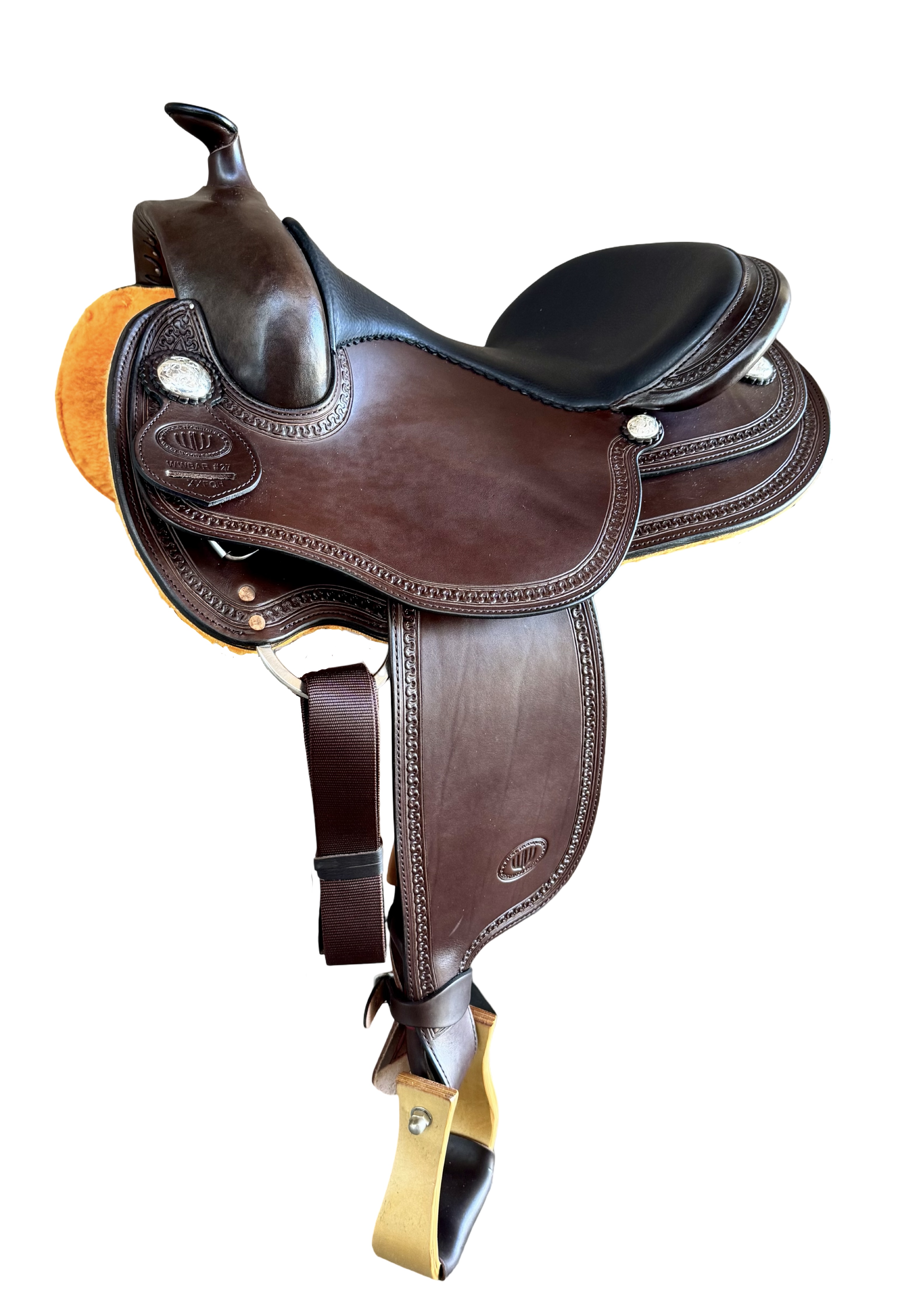 Westernsattel "West Wood" Roundskirt<br>