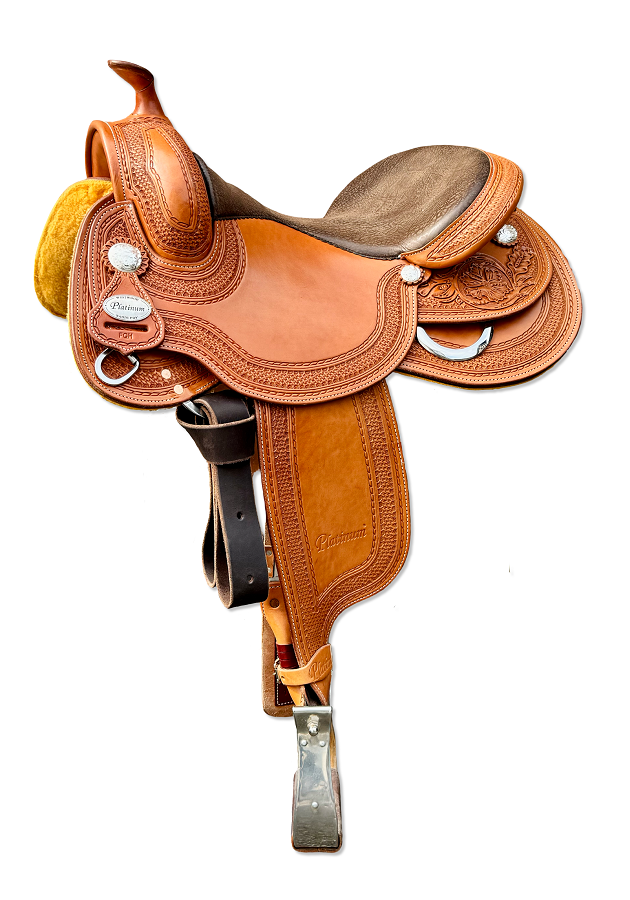 Westernsattel "West Wood" Butterfly<br>