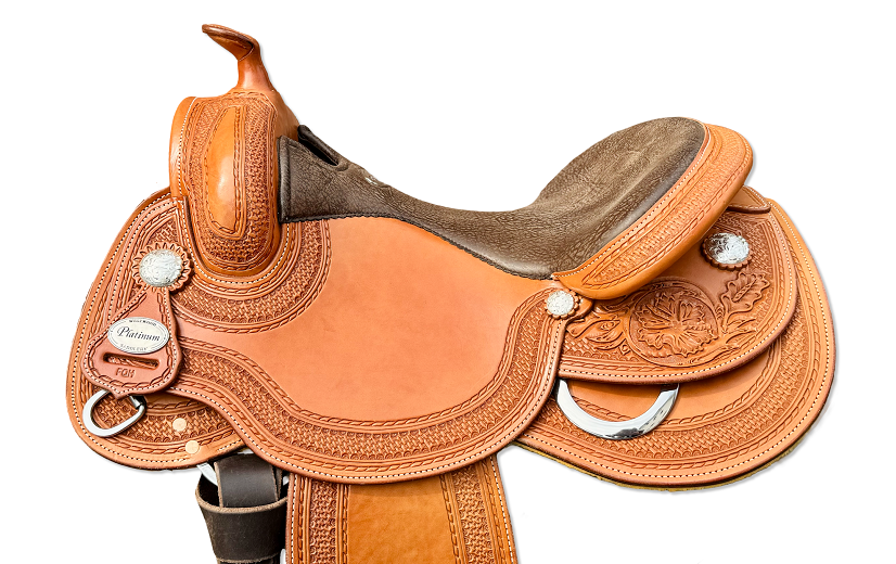 Westernsattel "West Wood" Butterfly<br>