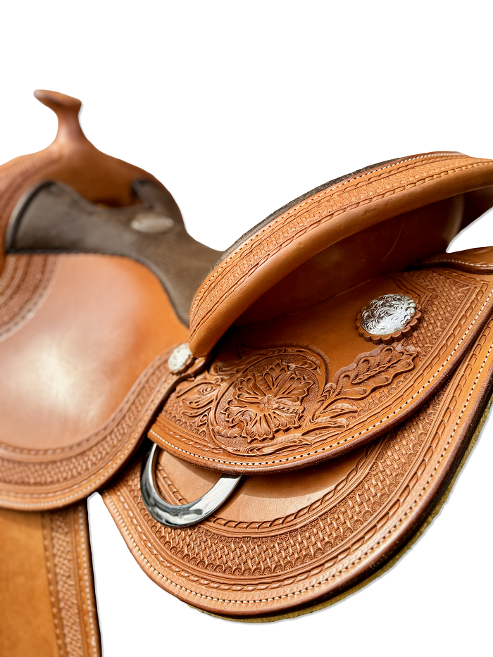 Westernsattel "West Wood" Butterfly<br>