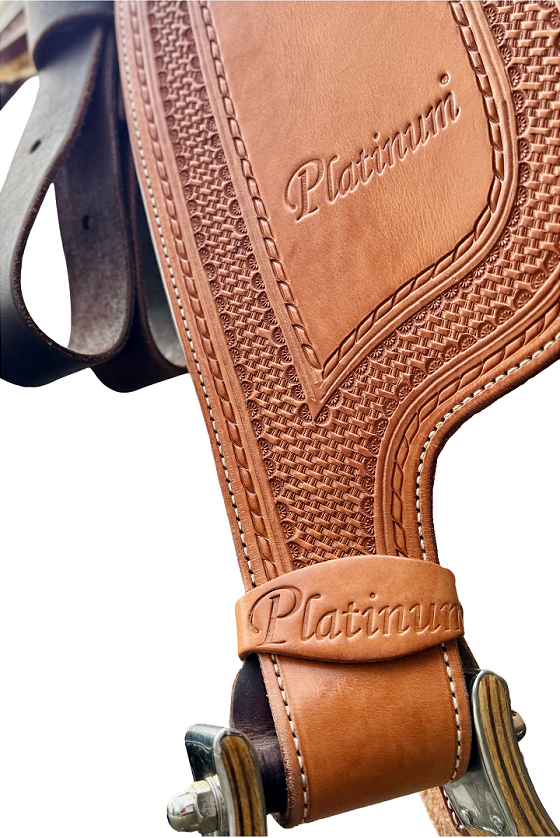 Westernsattel "West Wood" Butterfly<br>