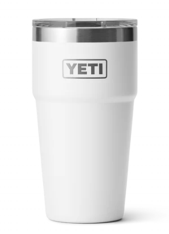 RAMBLER® 20 OZ Pint-Becher, Yeti<br> Farbe: weiss