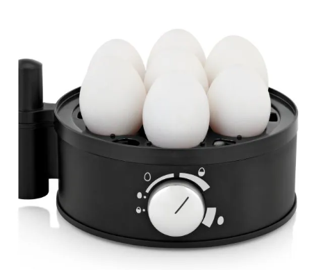 WMF Eierkocher Stelio 7, schwarz / silber<br>