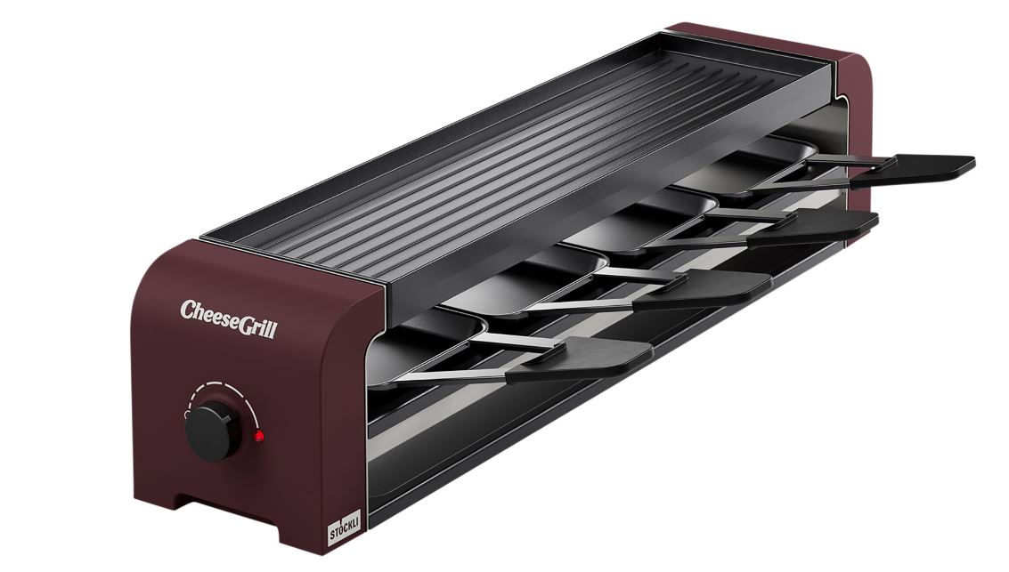 Raclettegrill CheeseGrill 4 merlot rot<br> Farbe: merlot rot