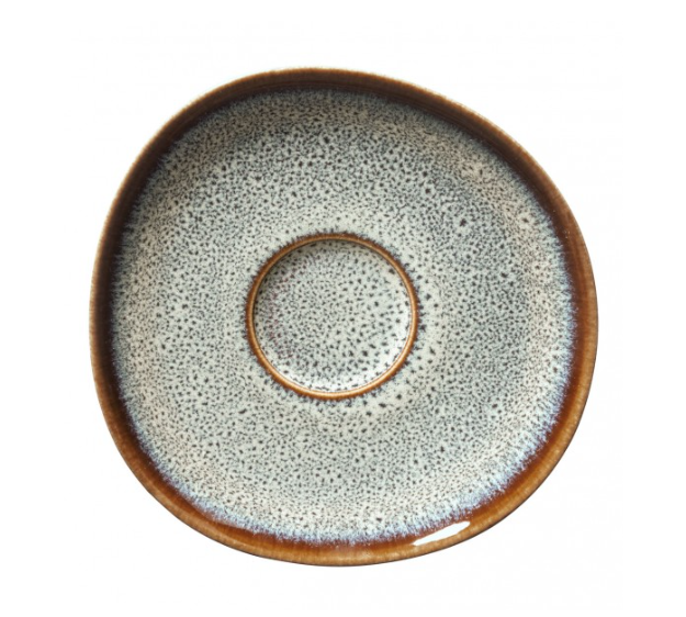 Lave beige Kaffeeuntertasse <br>