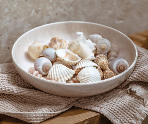 Perlemor Sand Pastaschale ø 22 cm<br>
