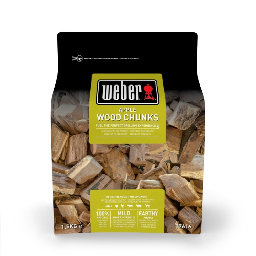 Weber Wood Chunks Apfelholz, 1,5 kg<br>
