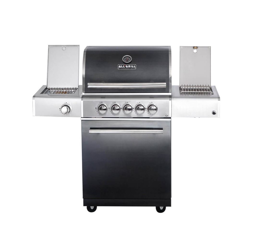 Chef M Set-Kombi S13, schwarz, Gasgrill + Module 2, 3 & 6 ALL'GRILL<br>